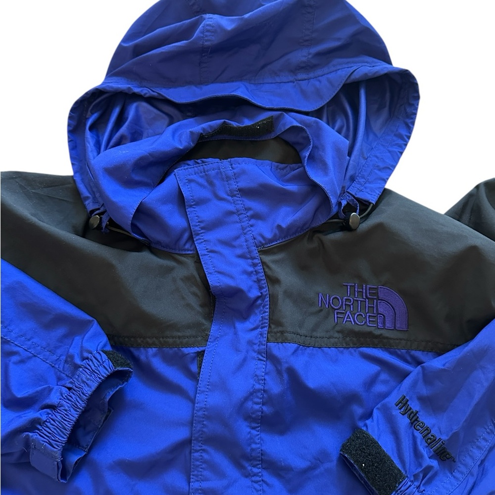 VTG The North Face Men’s Blue Pull Over Hooded Coat Jacket Packable  Lar… - Picture 5 of 12